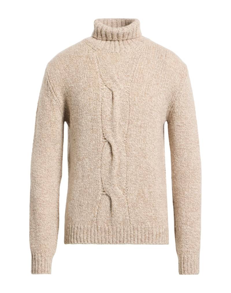 FEDELI Rollkragenpullover Herren Beige von FEDELI