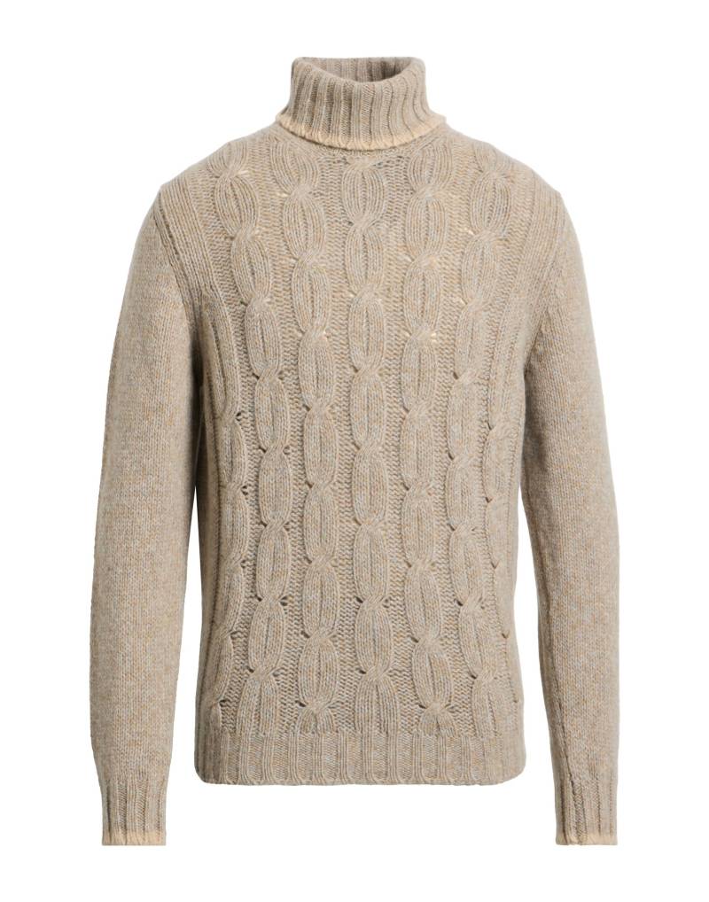 FEDELI Rollkragenpullover Herren Beige von FEDELI