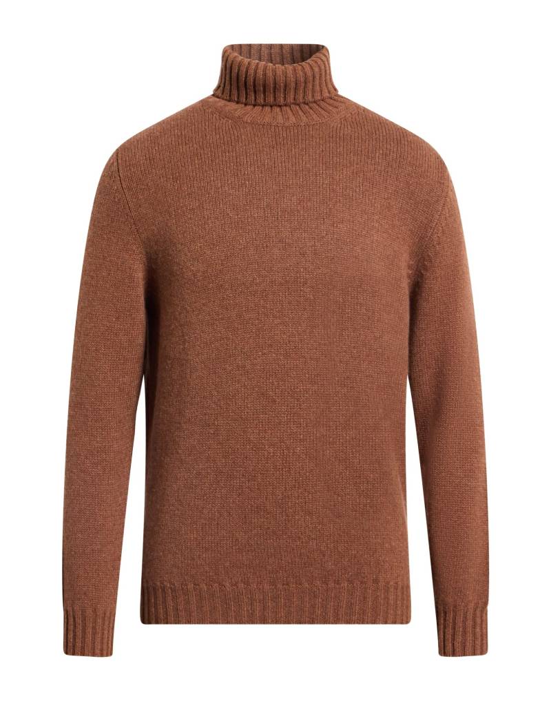 FEDELI Rollkragenpullover Herren Braun von FEDELI