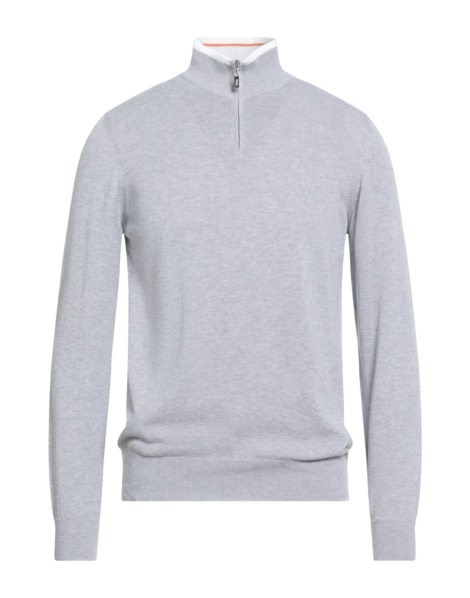 FEDELI Rollkragenpullover Herren Hellgrau von FEDELI