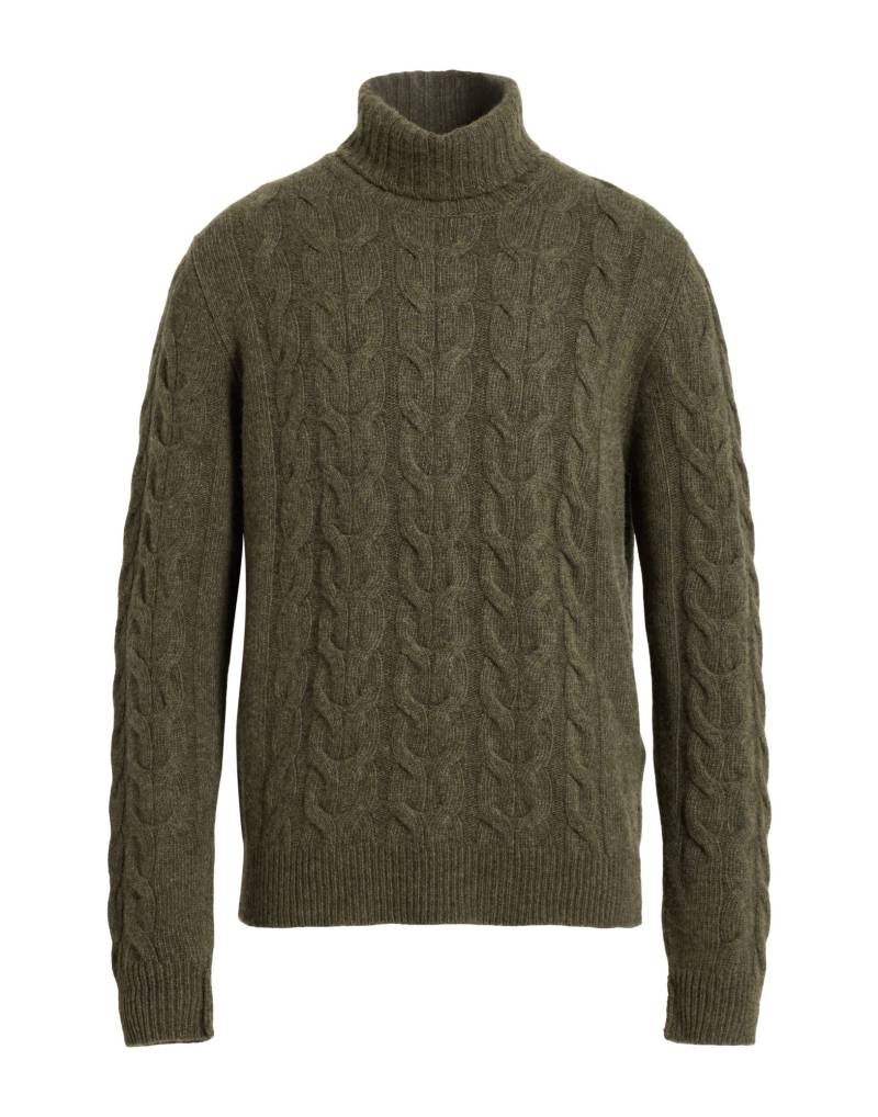 FEDELI Rollkragenpullover Herren Militärgrün von FEDELI