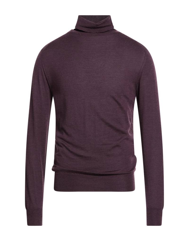 FEDELI Rollkragenpullover Herren Pflaume von FEDELI