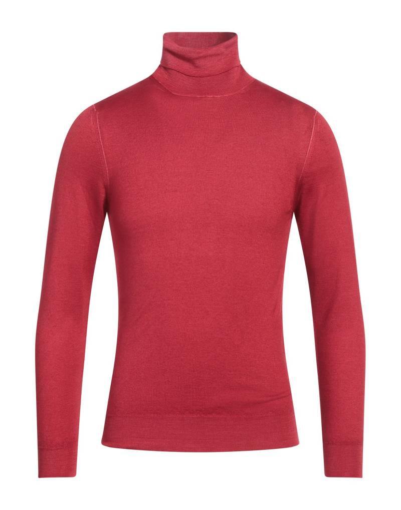 FEDELI Rollkragenpullover Herren Rot von FEDELI