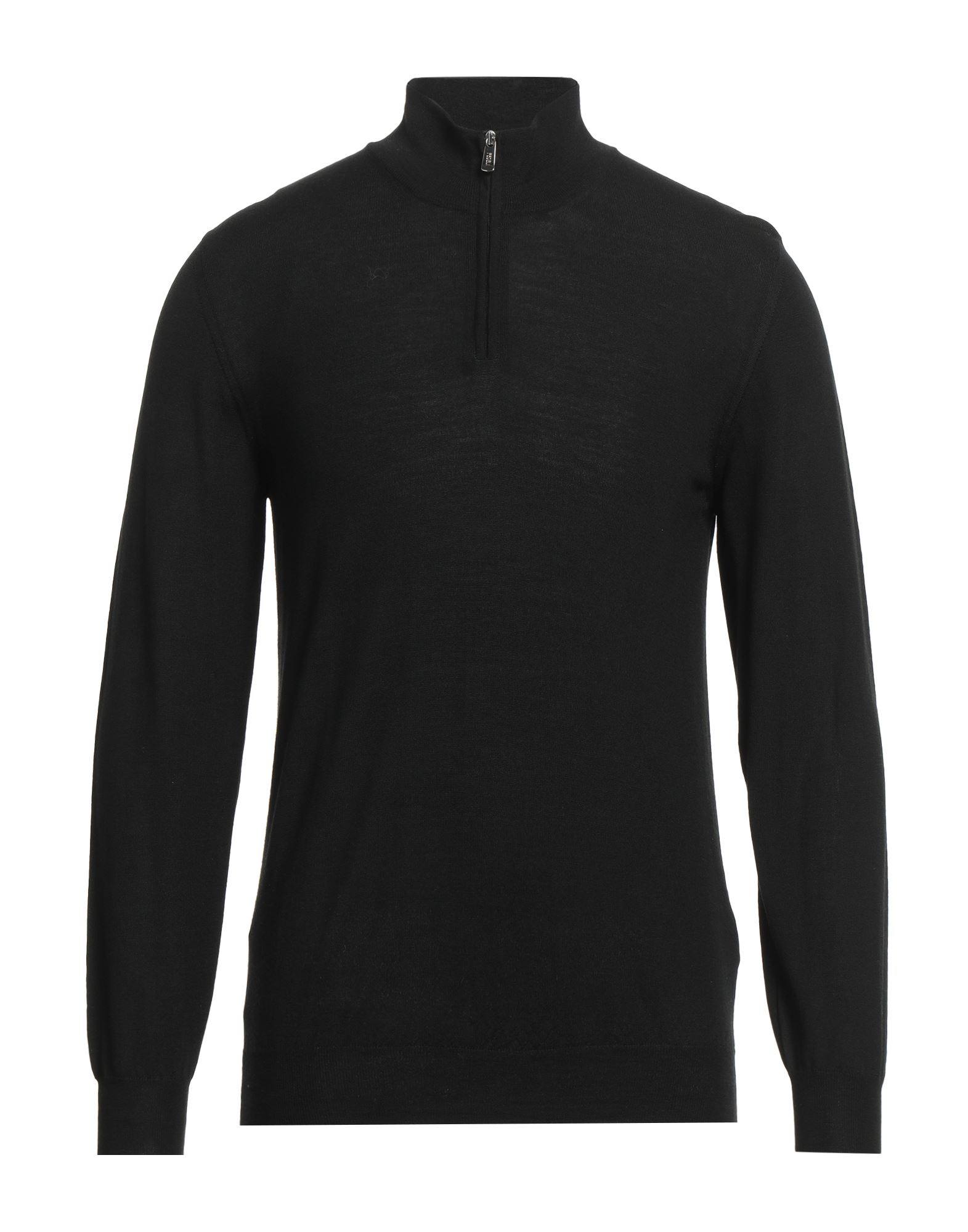 FEDELI Rollkragenpullover Herren Schwarz von FEDELI