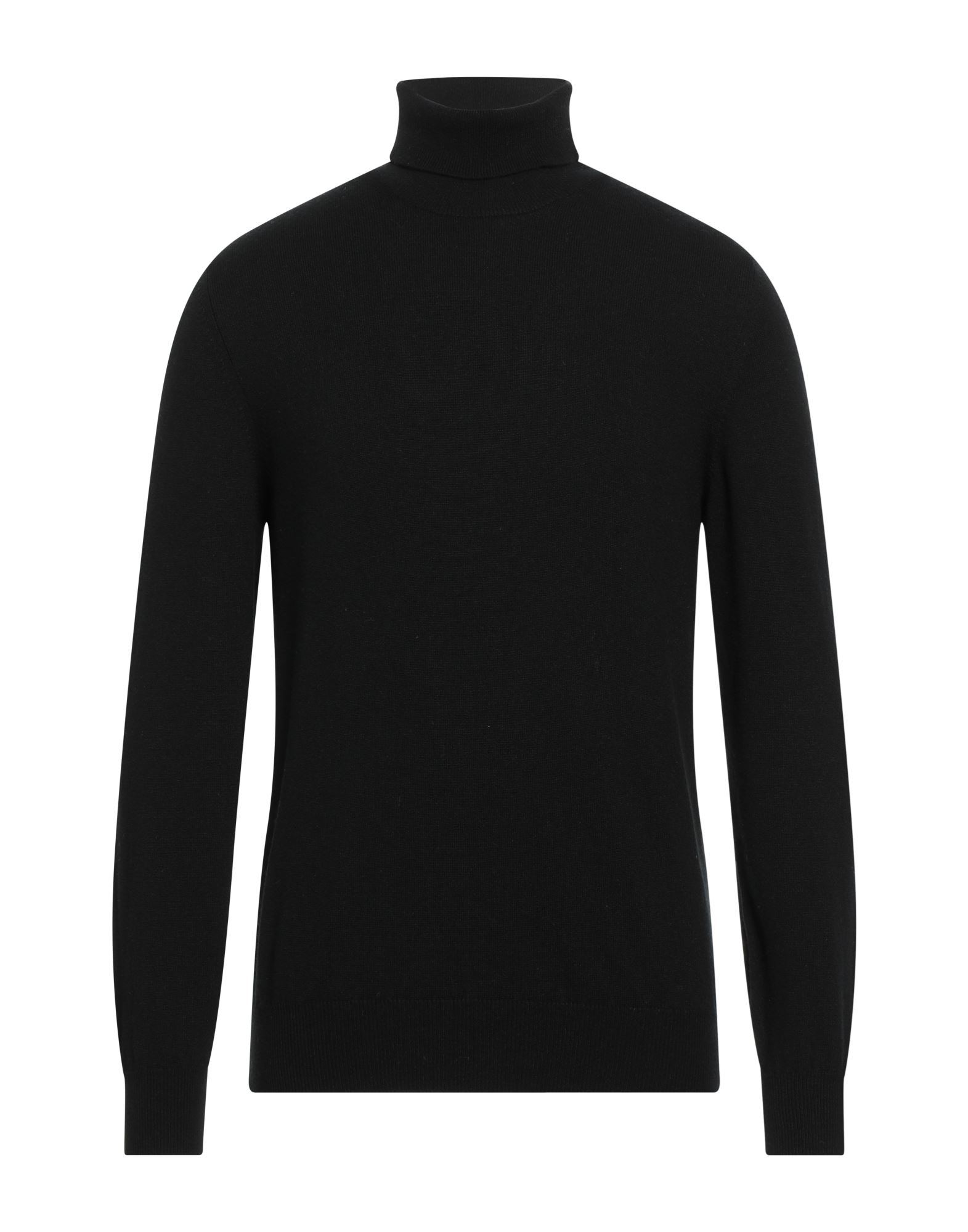 FEDELI Rollkragenpullover Herren Schwarz von FEDELI