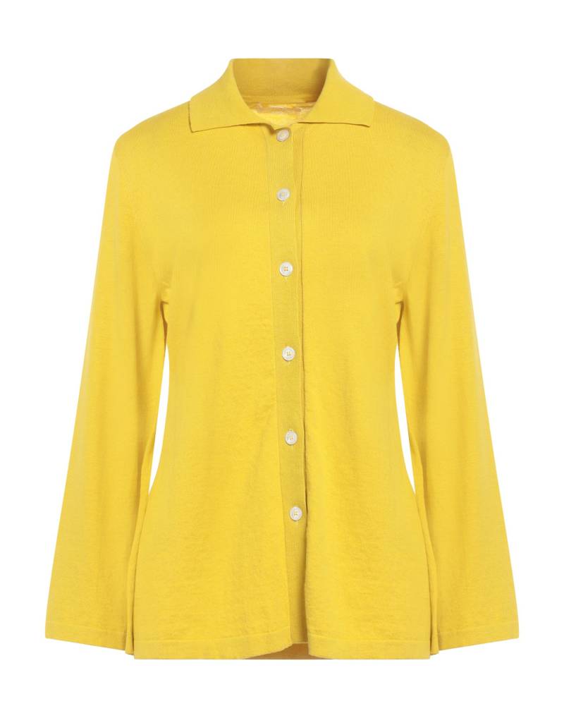 FEDELI Strickjacke Damen Gelb von FEDELI