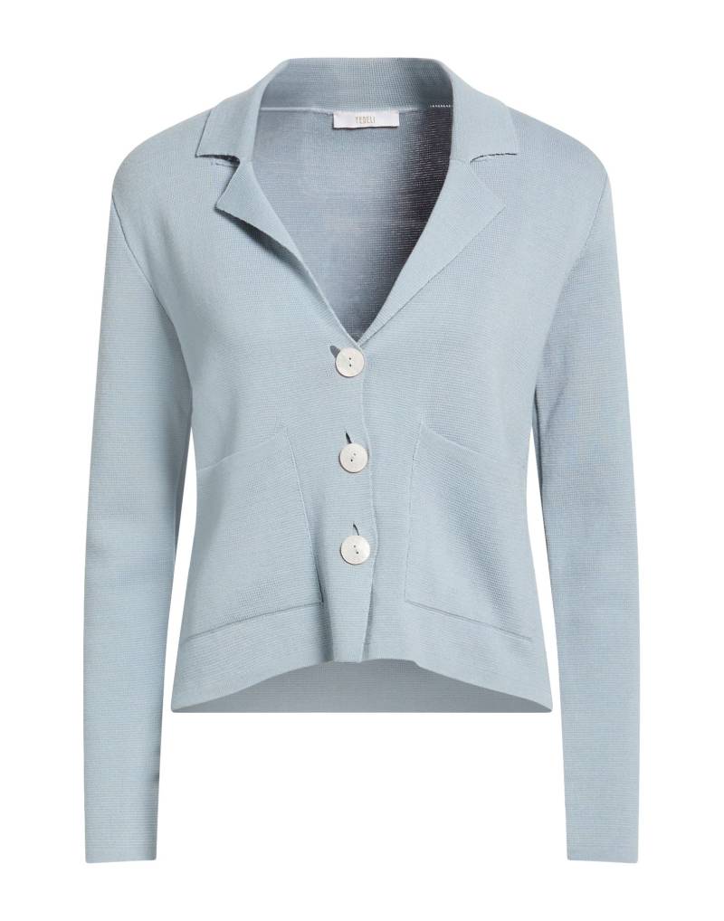 FEDELI Strickjacke Damen Hellblau von FEDELI