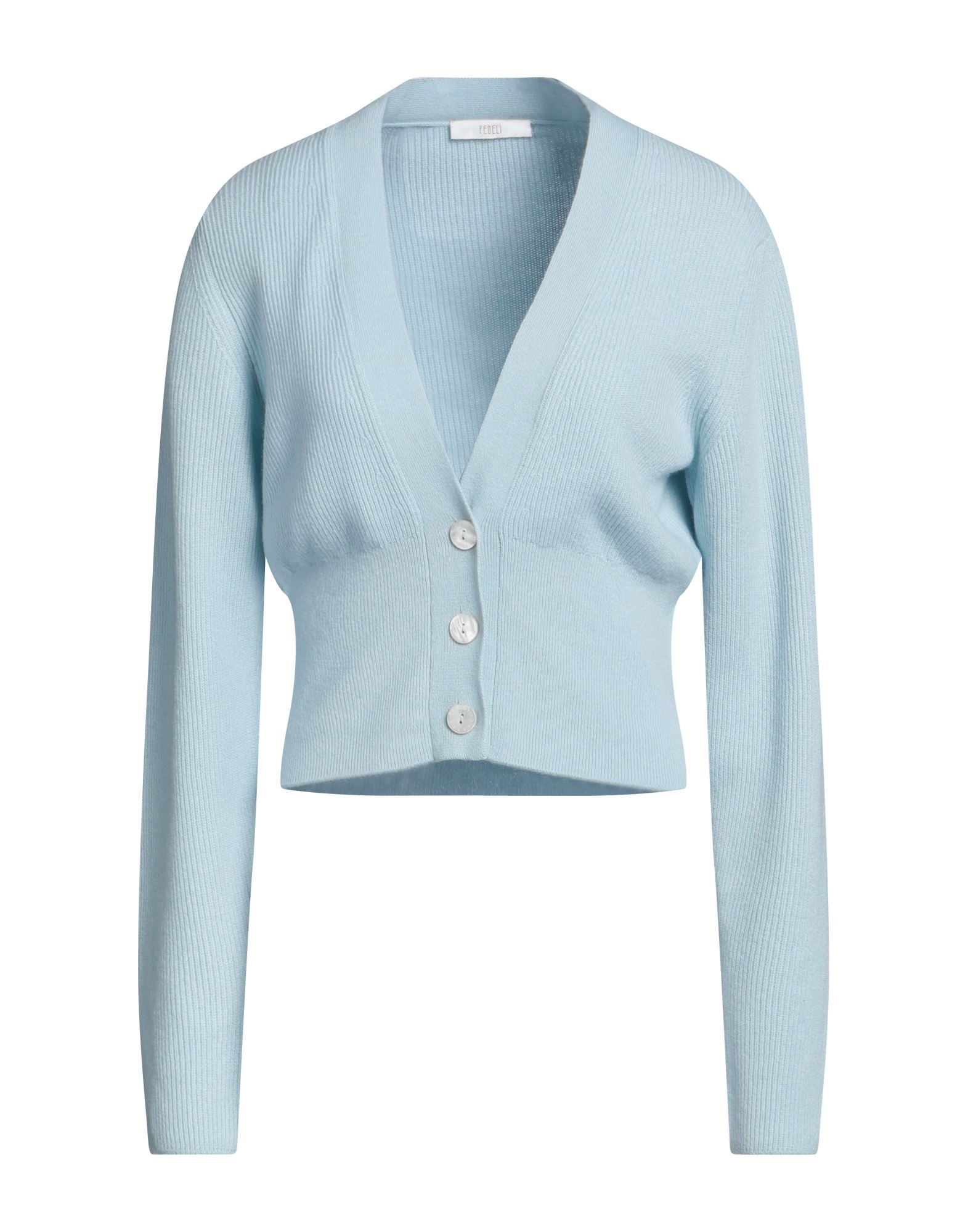 FEDELI Strickjacke Damen Himmelblau FEDELI Strickjacke Damen Himmelblau von FEDELI