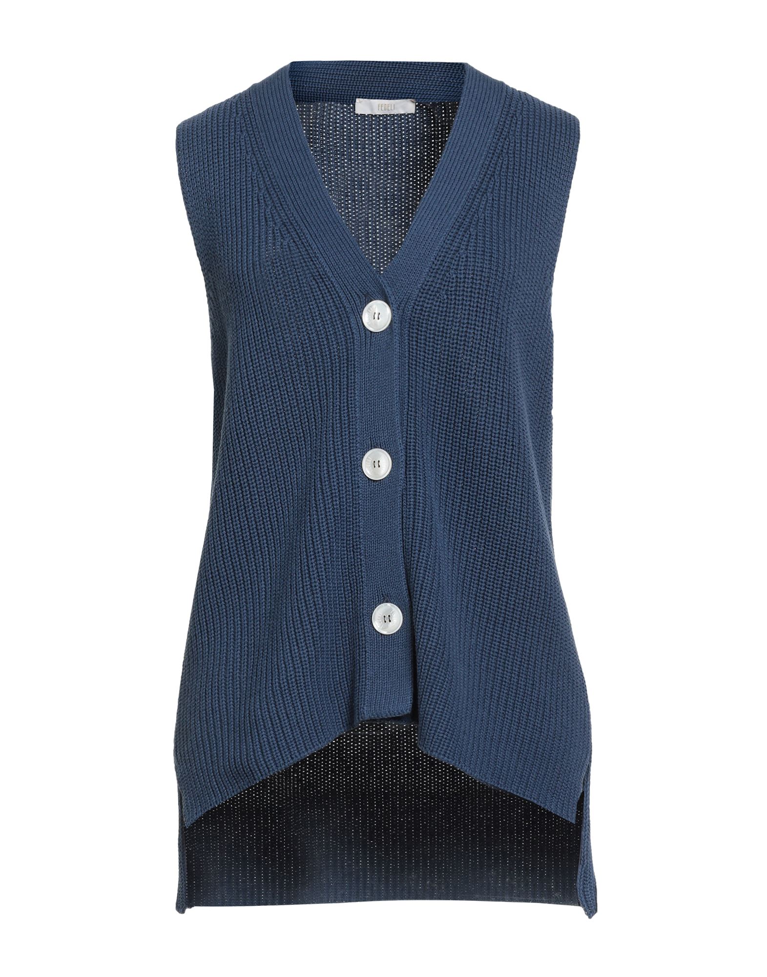 FEDELI Strickjacke Damen Marineblau von FEDELI