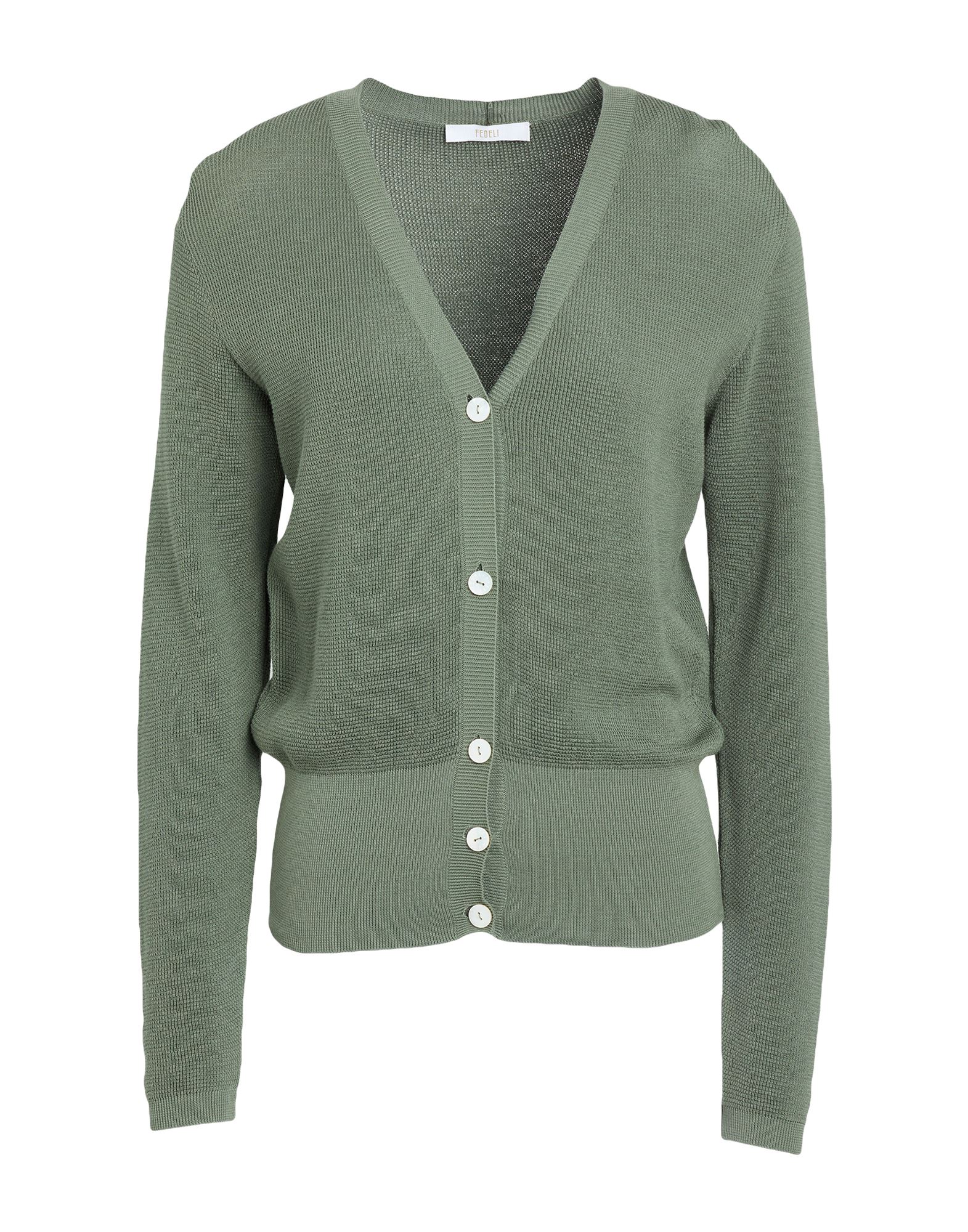 FEDELI Strickjacke Damen Militärgrün von FEDELI