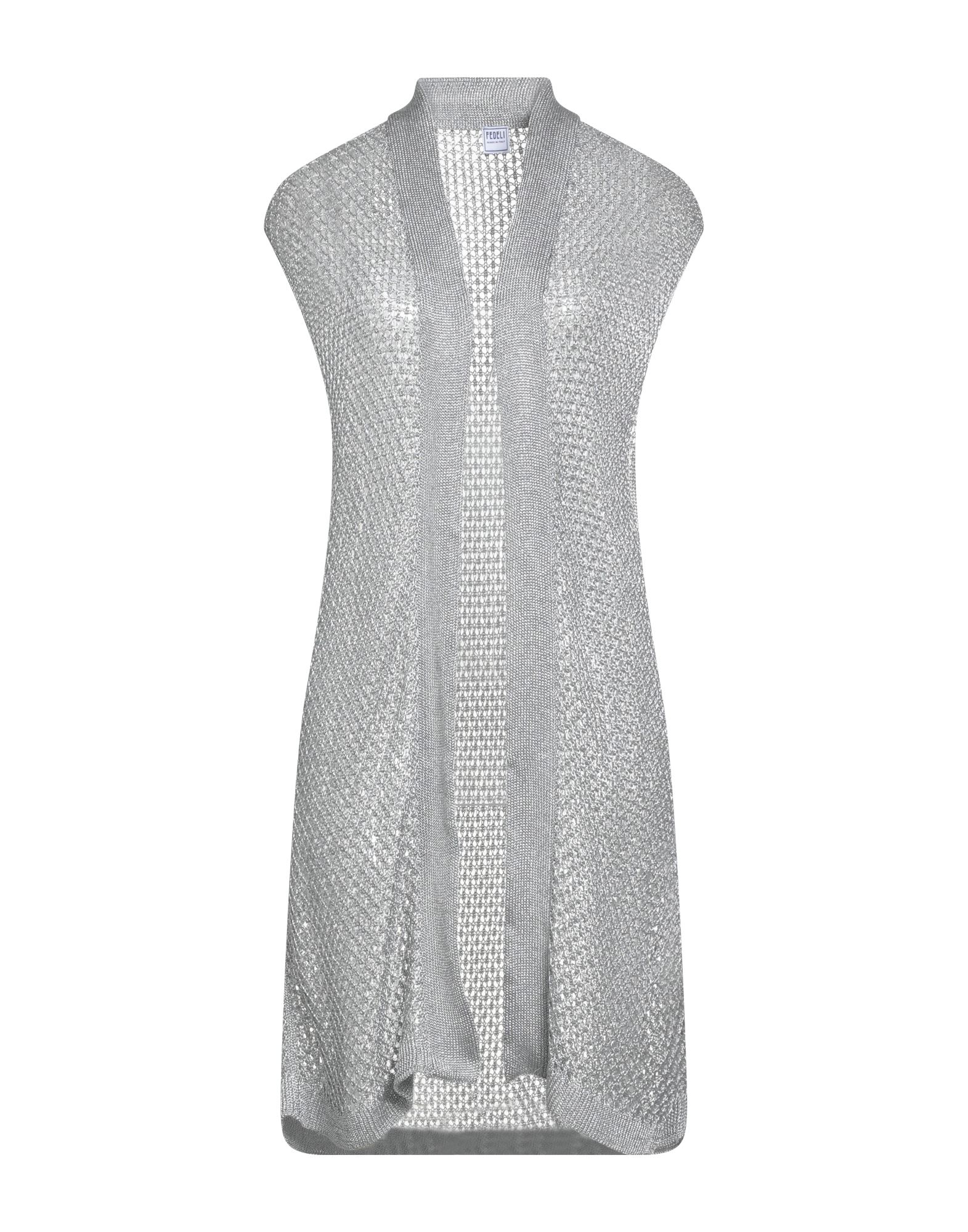 FEDELI Strickjacke Damen Silber von FEDELI