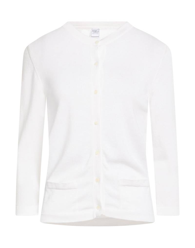 FEDELI Strickjacke Damen Weiß von FEDELI