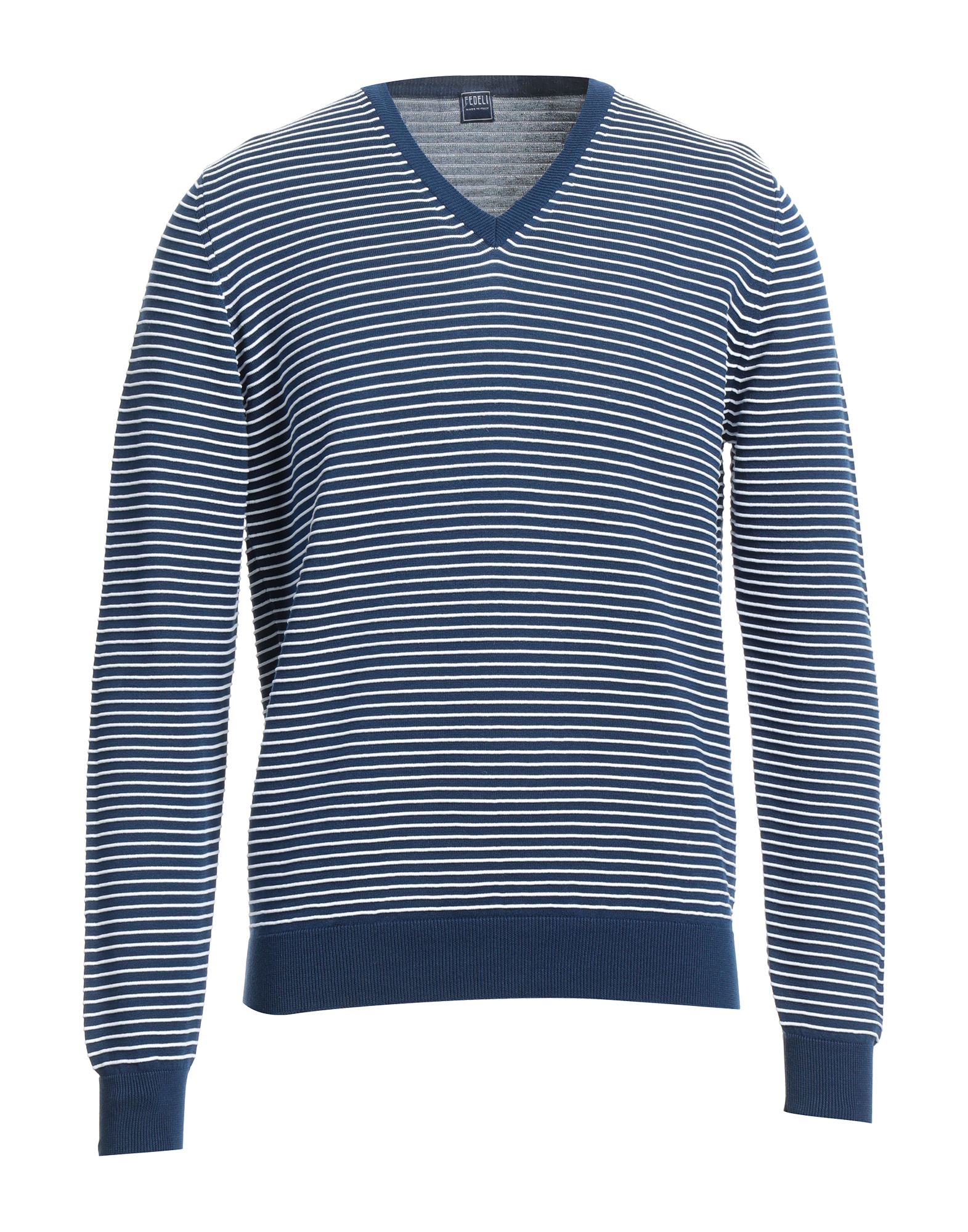 FEDELI Pullover Herren Blau von FEDELI