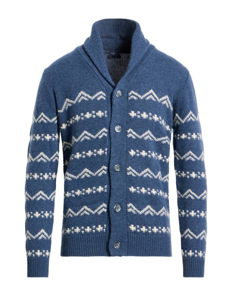 FEDELI Strickjacke Herren Taubenblau von FEDELI