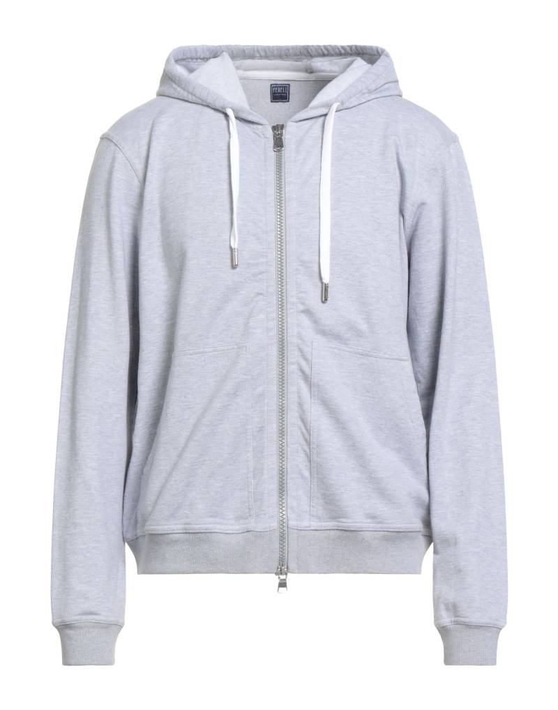 FEDELI Sweatshirt Herren Hellgrau von FEDELI