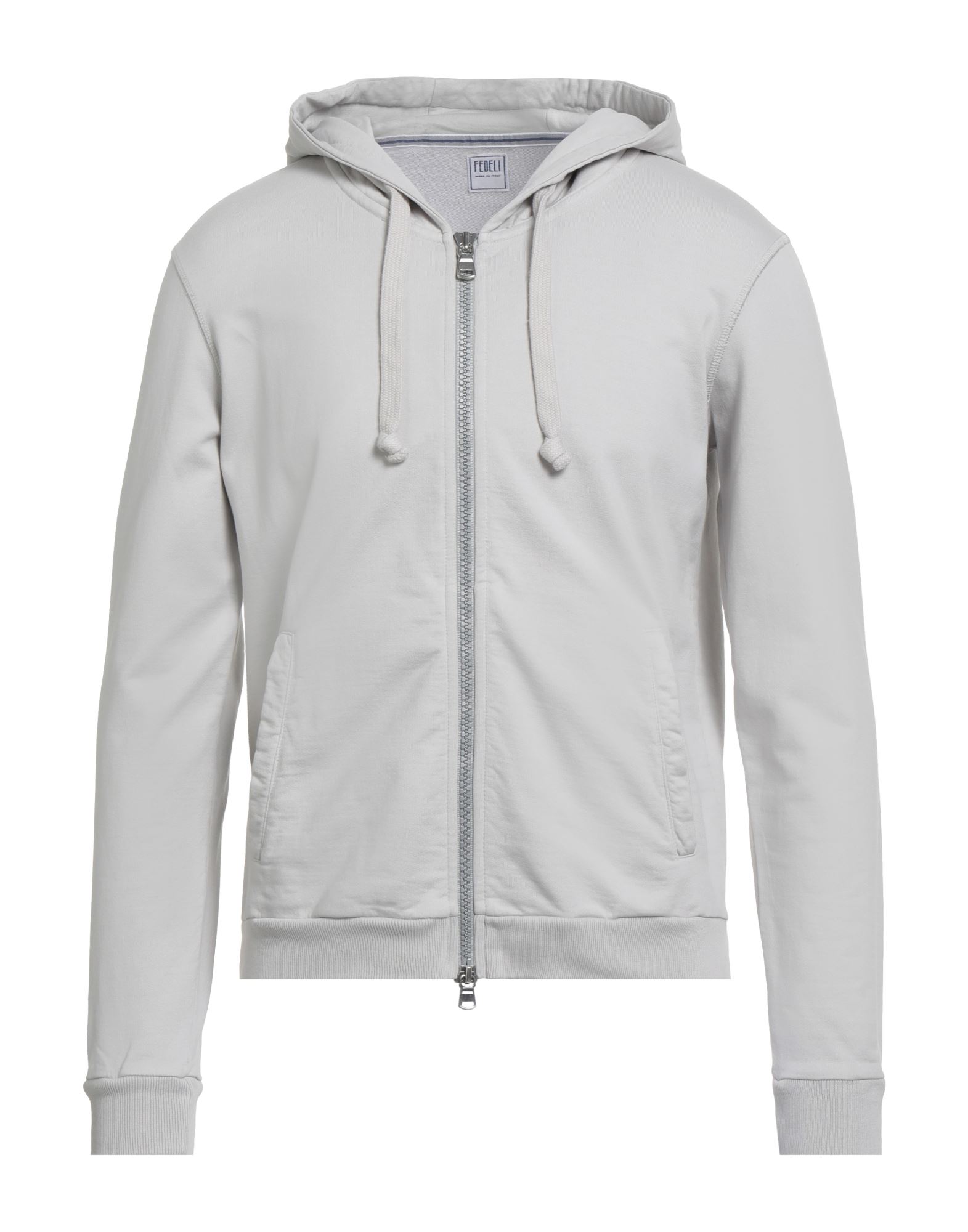 FEDELI Sweatshirt Herren Hellgrau von FEDELI