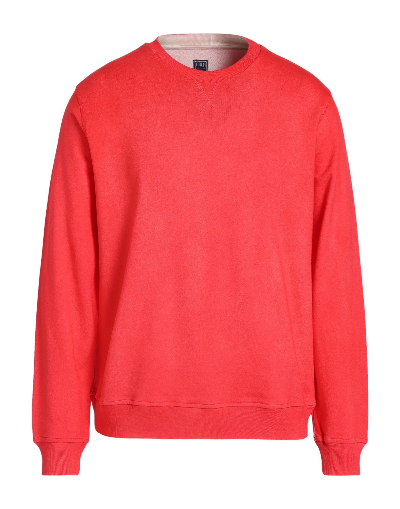 FEDELI Sweatshirt Herren Koralle von FEDELI