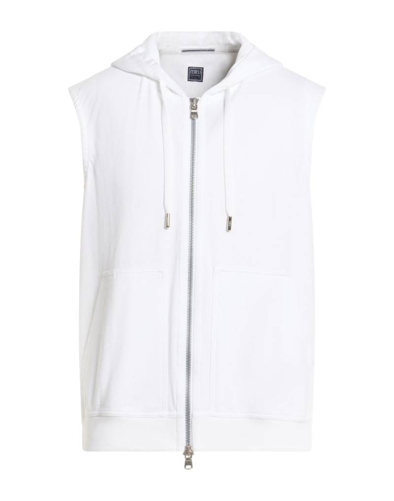 FEDELI Sweatshirt Herren Weiß von FEDELI