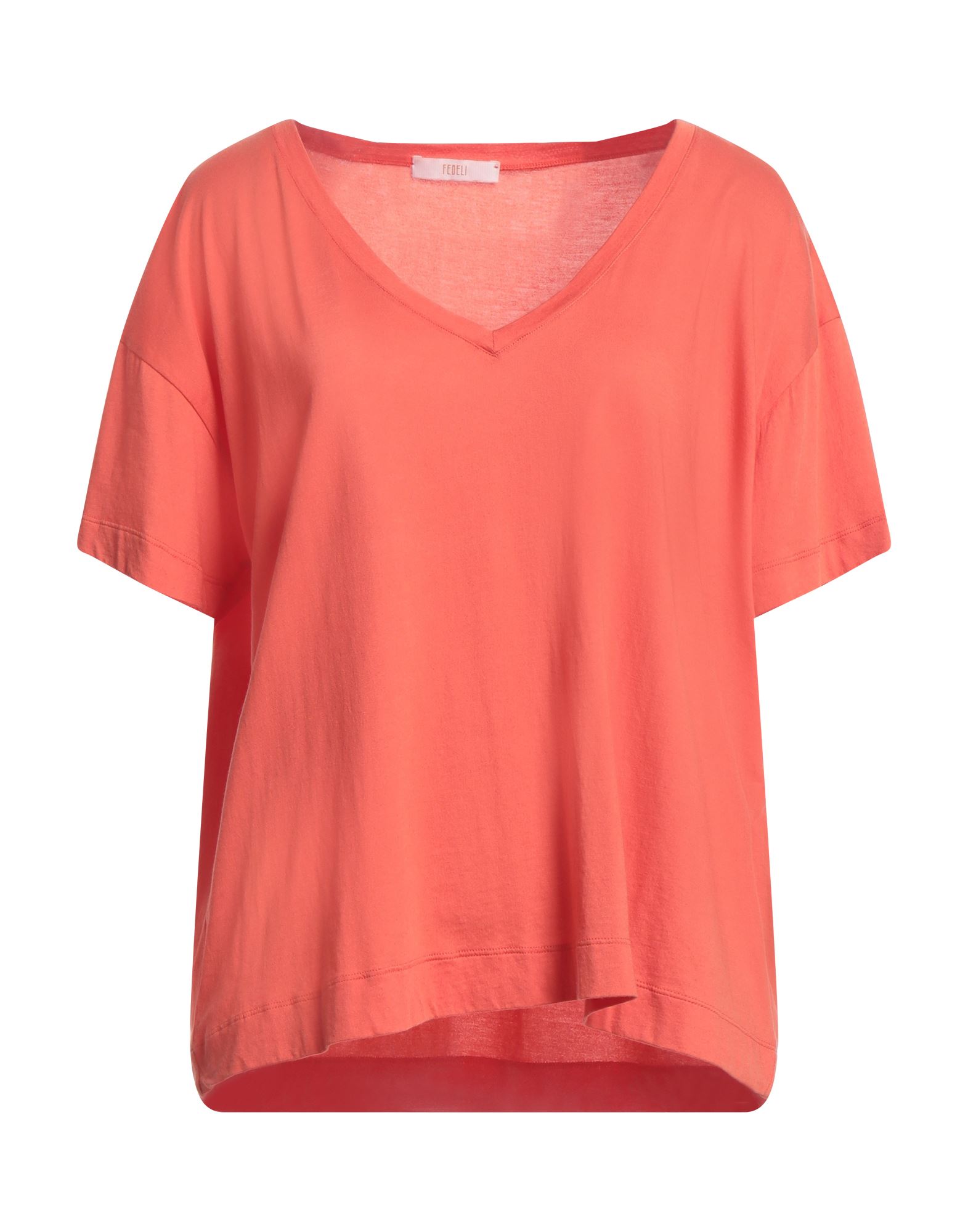 FEDELI T-shirts Damen Orange FEDELI T-shirts Damen Orange von FEDELI