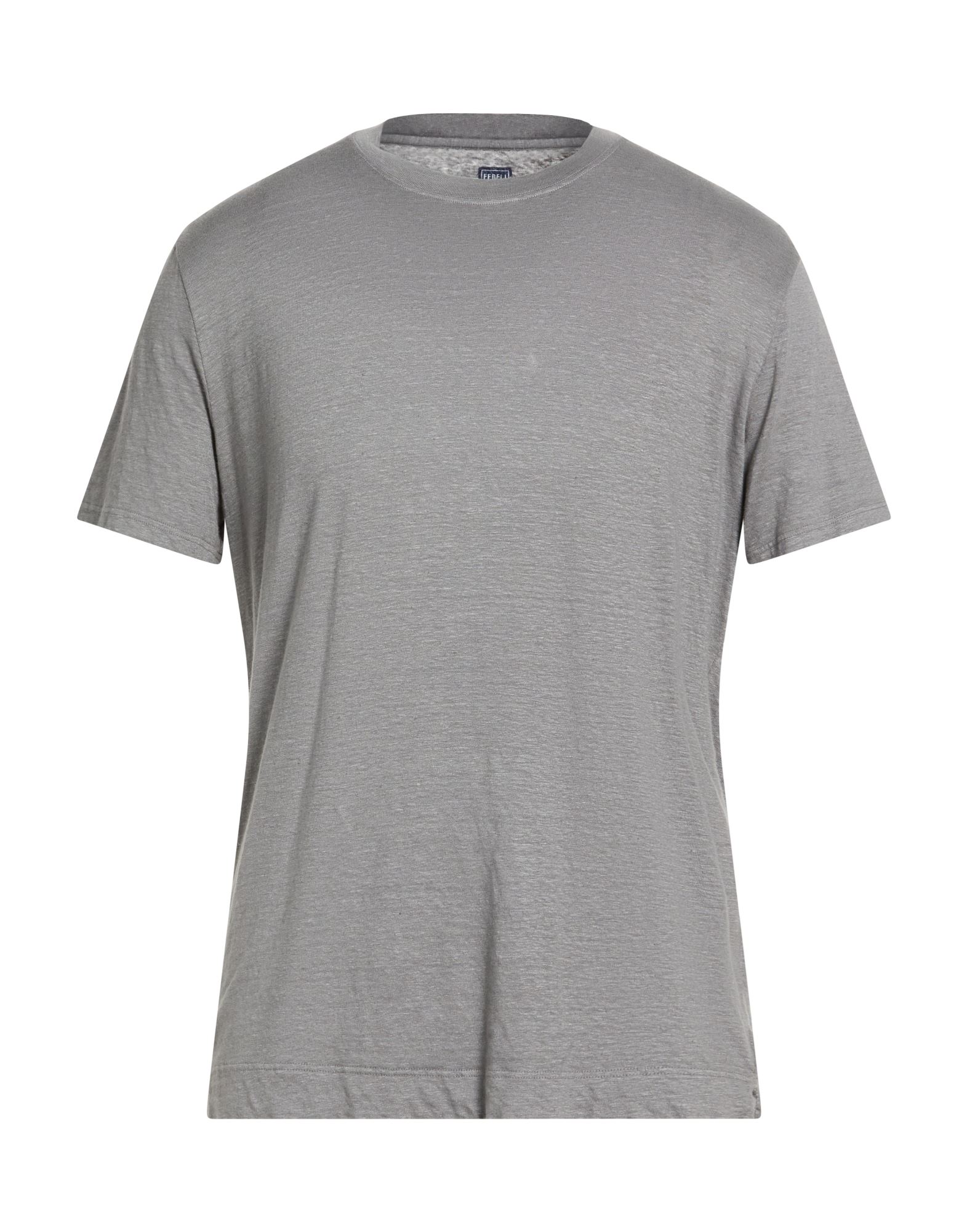 FEDELI T-shirts Herren Grau von FEDELI