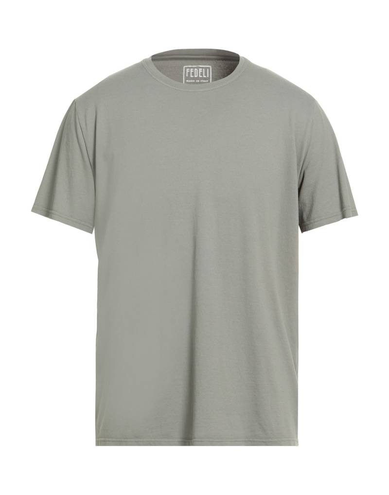 FEDELI T-shirts Herren Grau von FEDELI