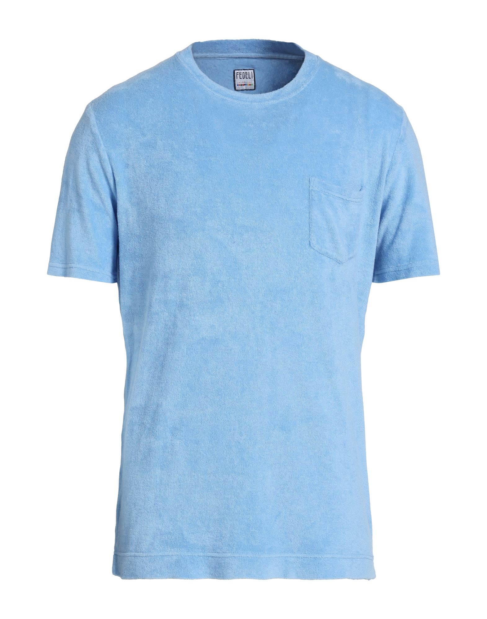 FEDELI T-shirts Herren Hellblau von FEDELI