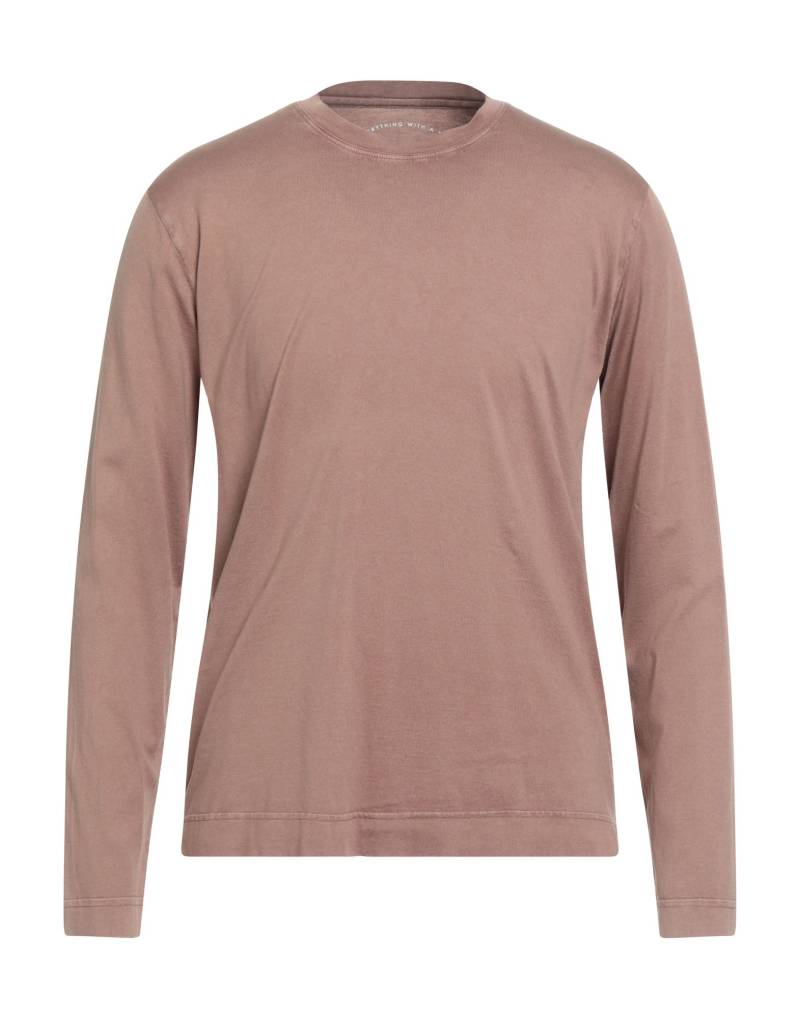 FEDELI T-shirts Herren Hellbraun von FEDELI