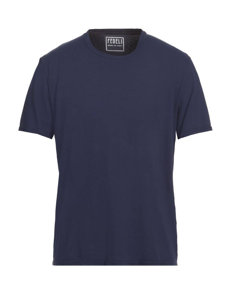 FEDELI T-shirts Herren Nachtblau von FEDELI