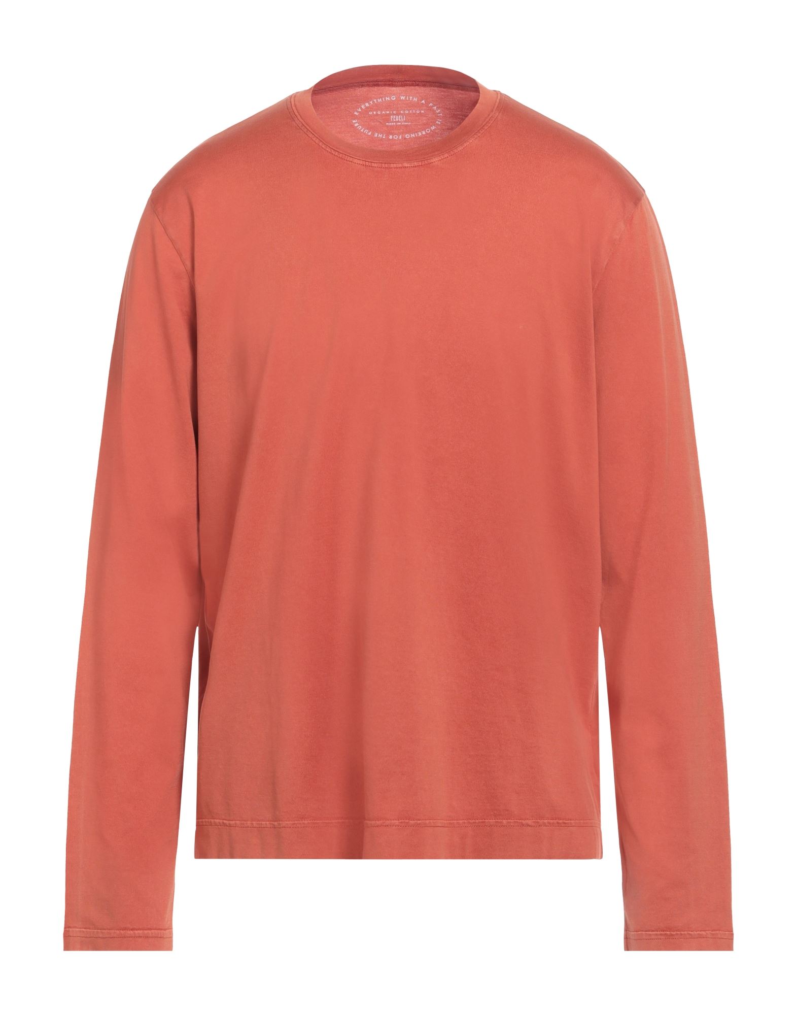FEDELI T-shirts Herren Rostrot von FEDELI
