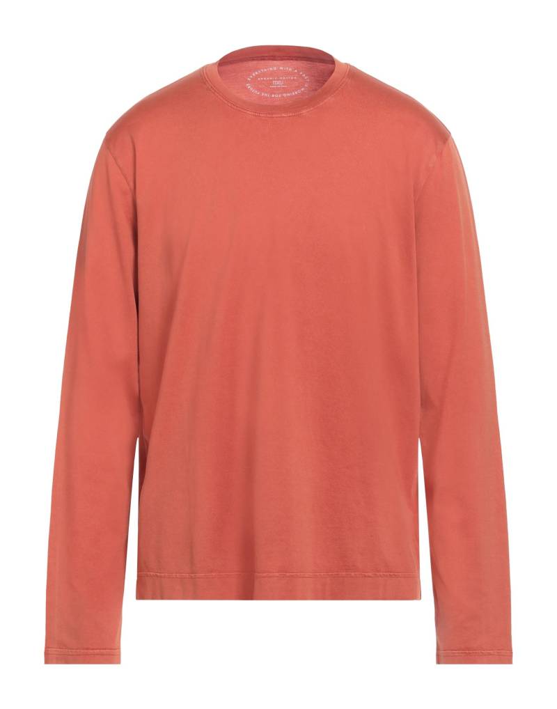 FEDELI T-shirts Herren Rostrot von FEDELI