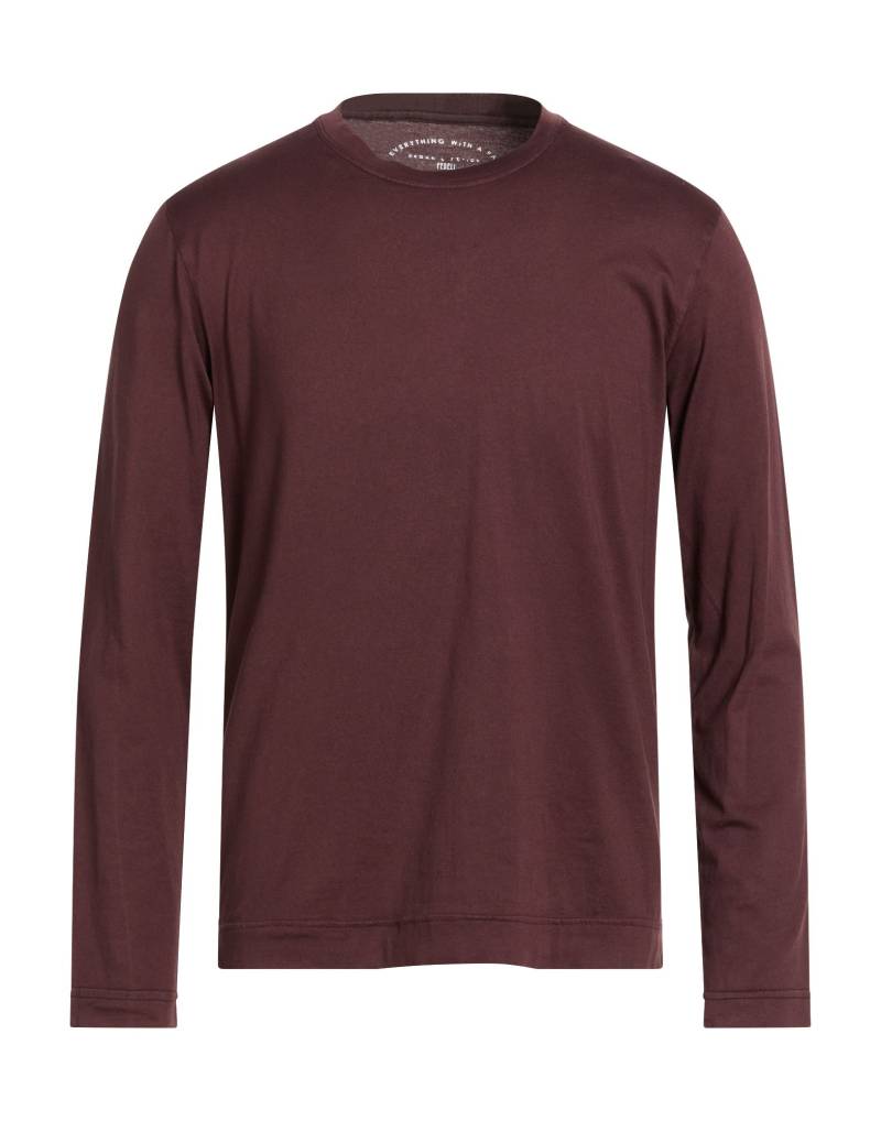 FEDELI T-shirts Herren Schokobraun von FEDELI