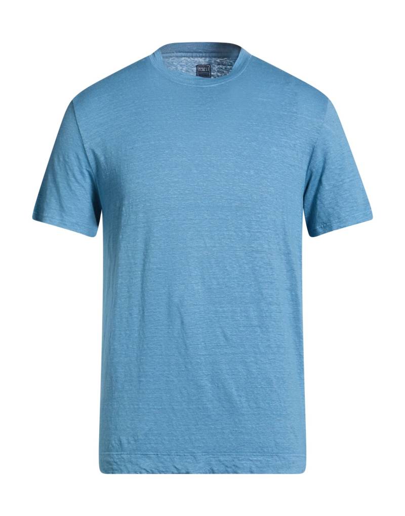 FEDELI T-shirts Herren Taubenblau von FEDELI