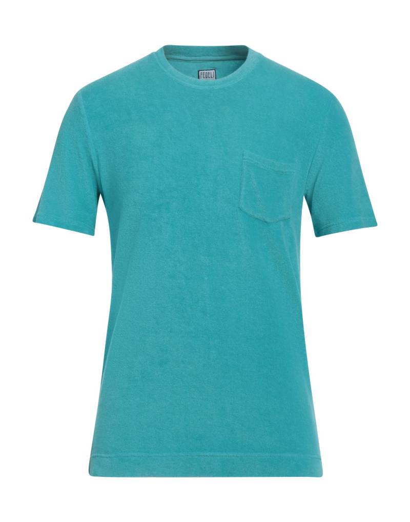 FEDELI T-shirts Herren Tūrkis von FEDELI