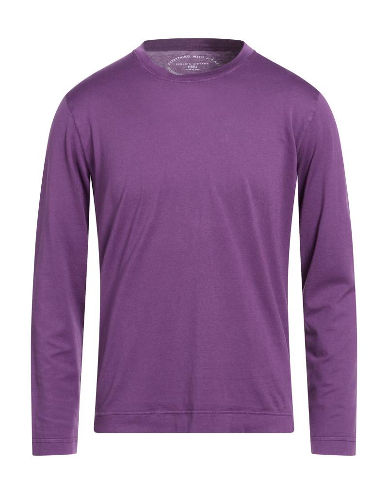 FEDELI T-shirts Herren Violett von FEDELI