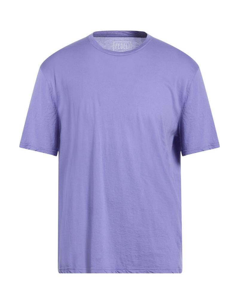 FEDELI T-shirts Herren Violett von FEDELI