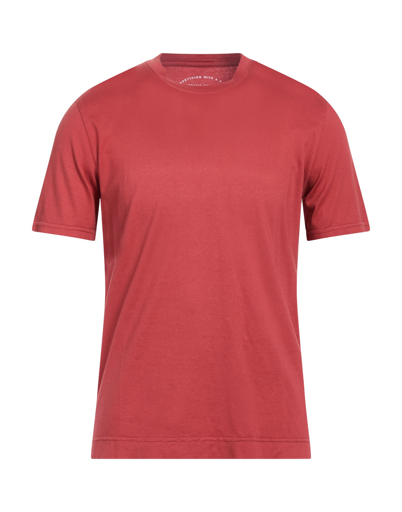 FEDELI T-shirts Herren Ziegelrot von FEDELI