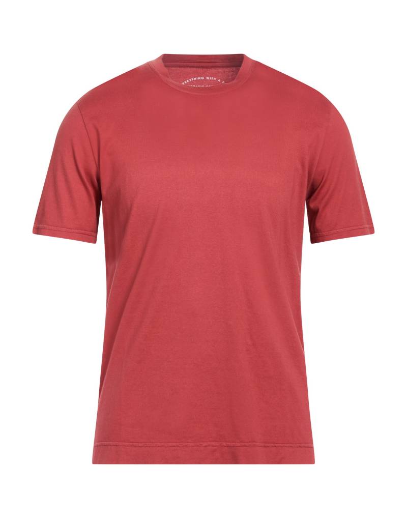FEDELI T-shirts Herren Ziegelrot von FEDELI