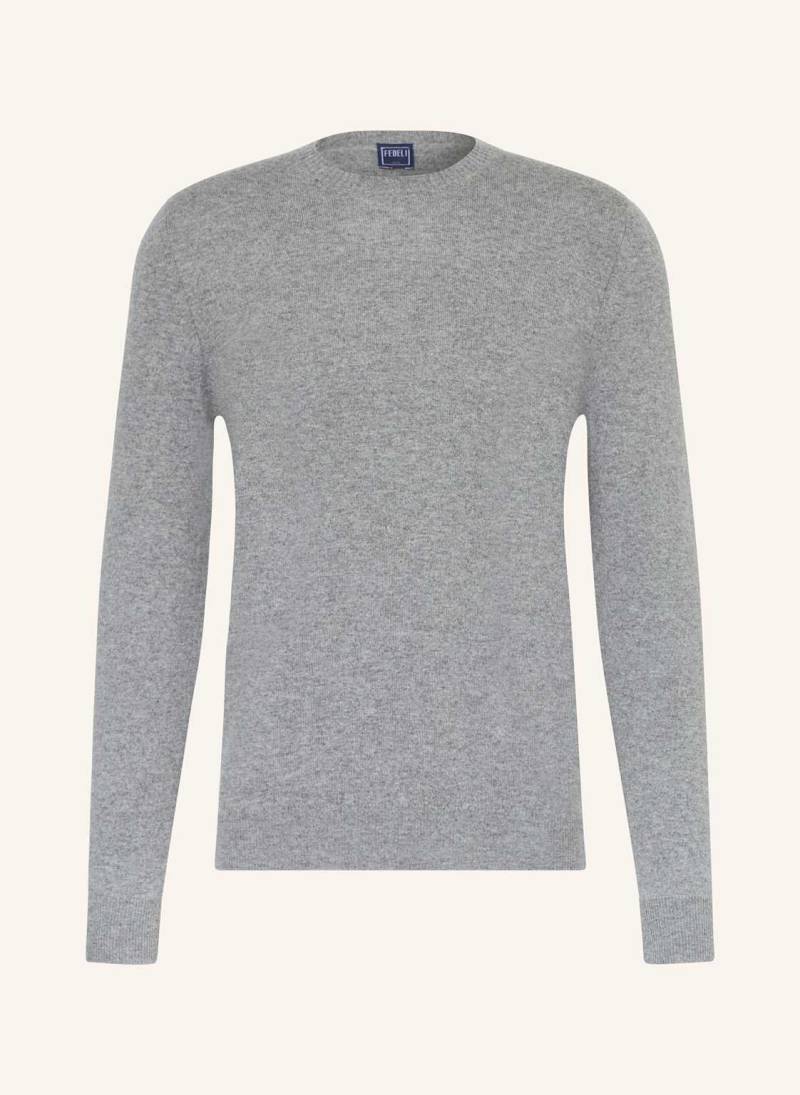 Fedeli Cashmere-Pullover grau von FEDELI