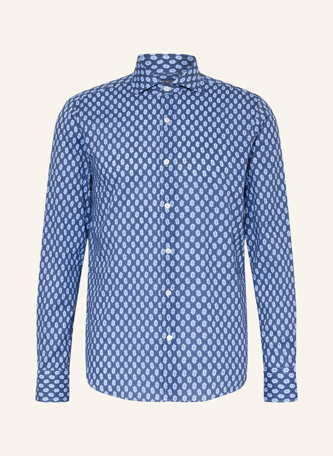 Fedeli Hemd Sean Regular Fit blau von FEDELI