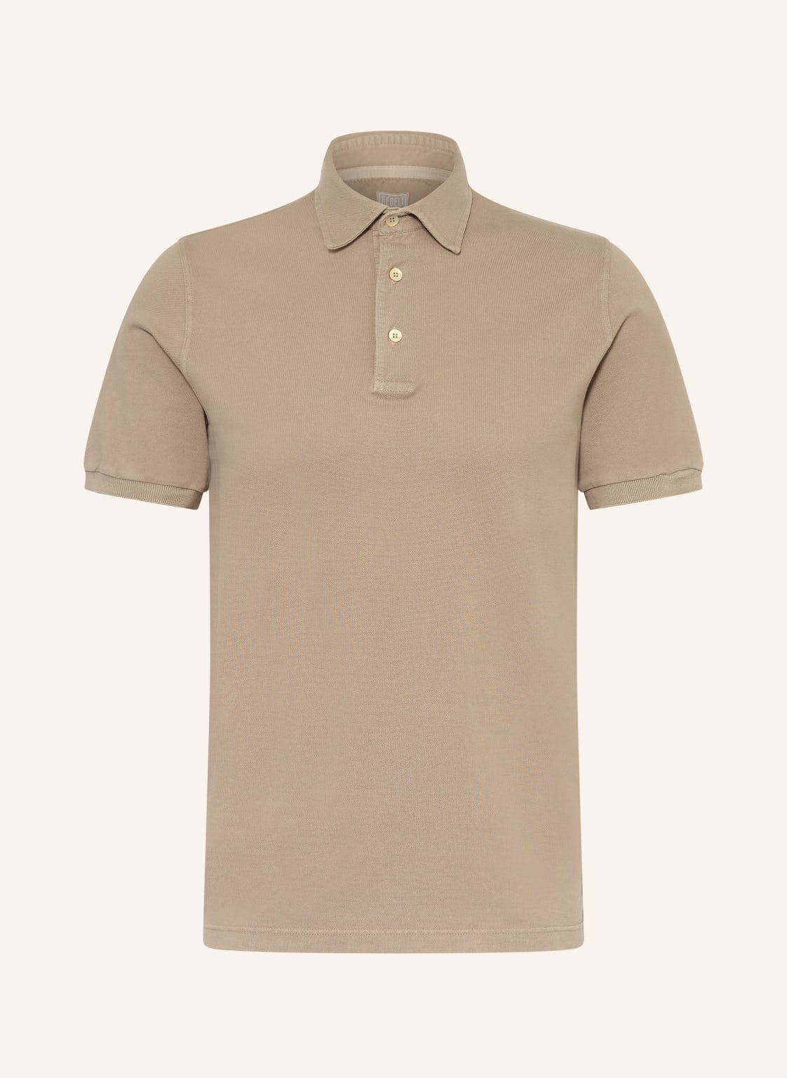 Fedeli Piqué-Poloshirt North beige von FEDELI