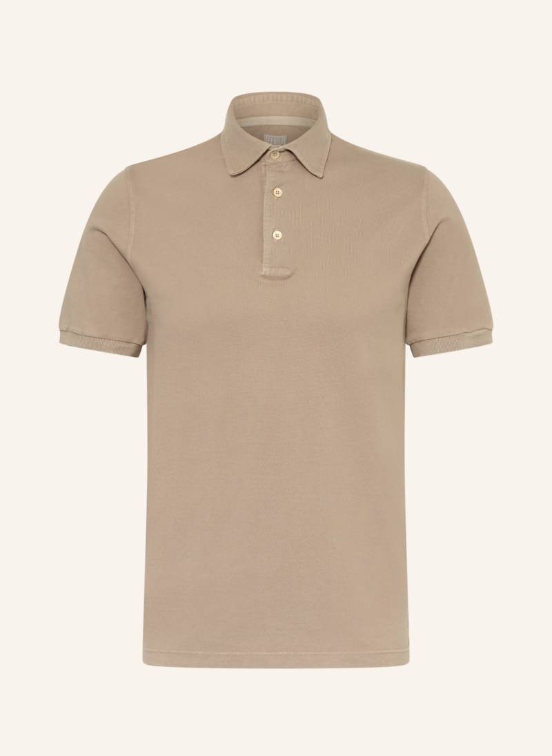 Fedeli Piqué-Poloshirt North beige von FEDELI