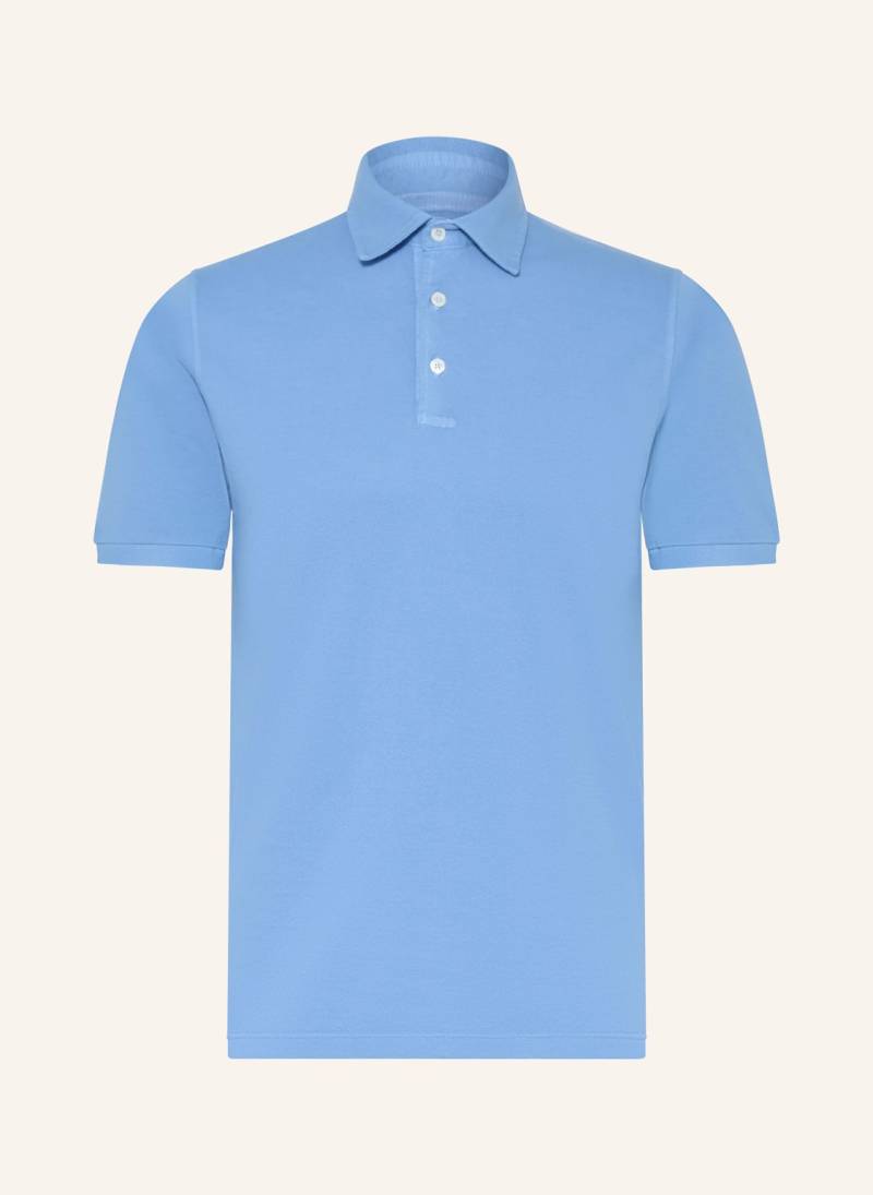 Fedeli Piqué-Poloshirt North blau von FEDELI