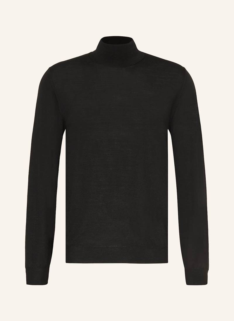 Fedeli Rollkragenpullover Lana schwarz von FEDELI