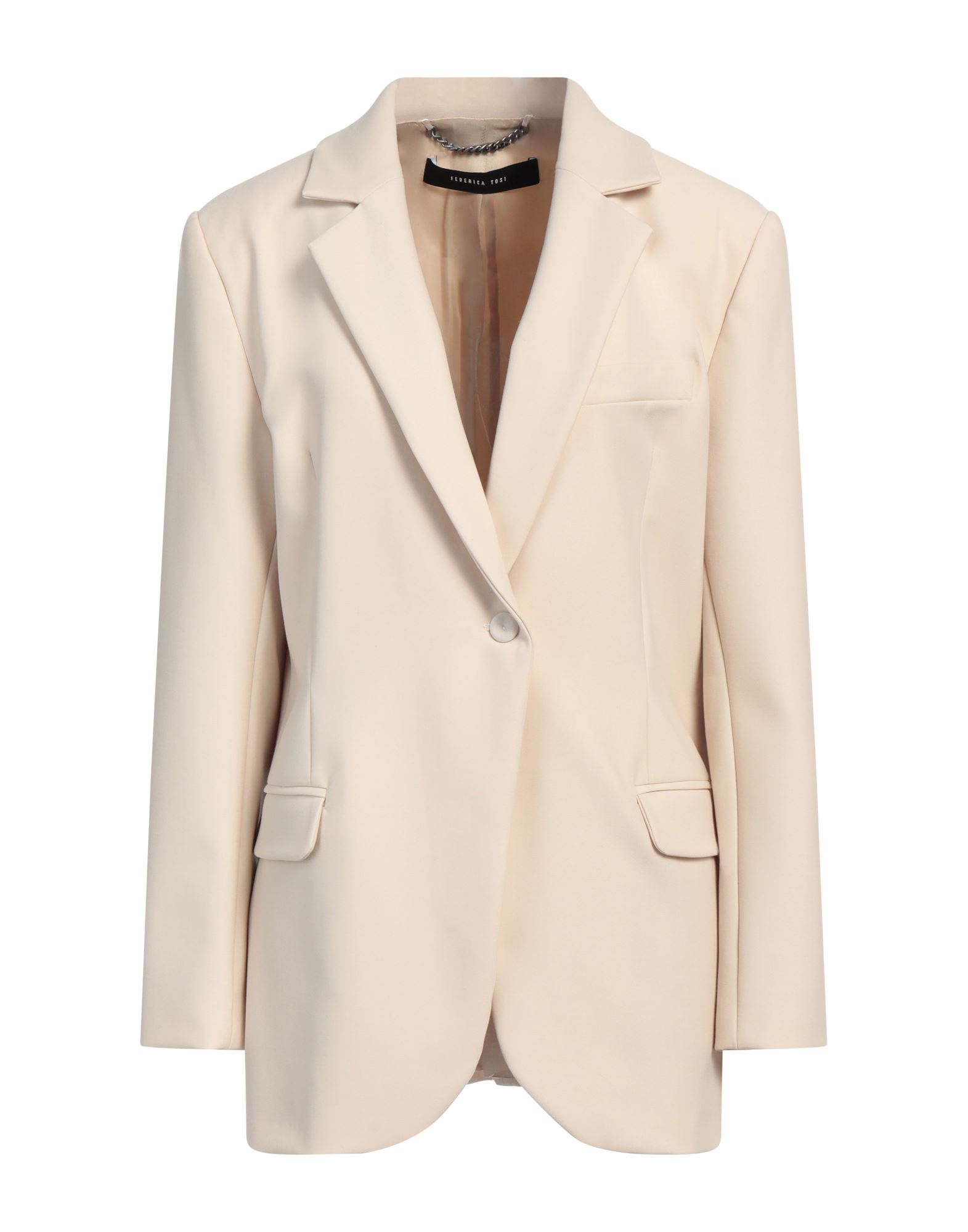 FEDERICA TOSI Blazer Damen Beige FEDERICA TOSI Blazer Damen Beige von FEDERICA TOSI