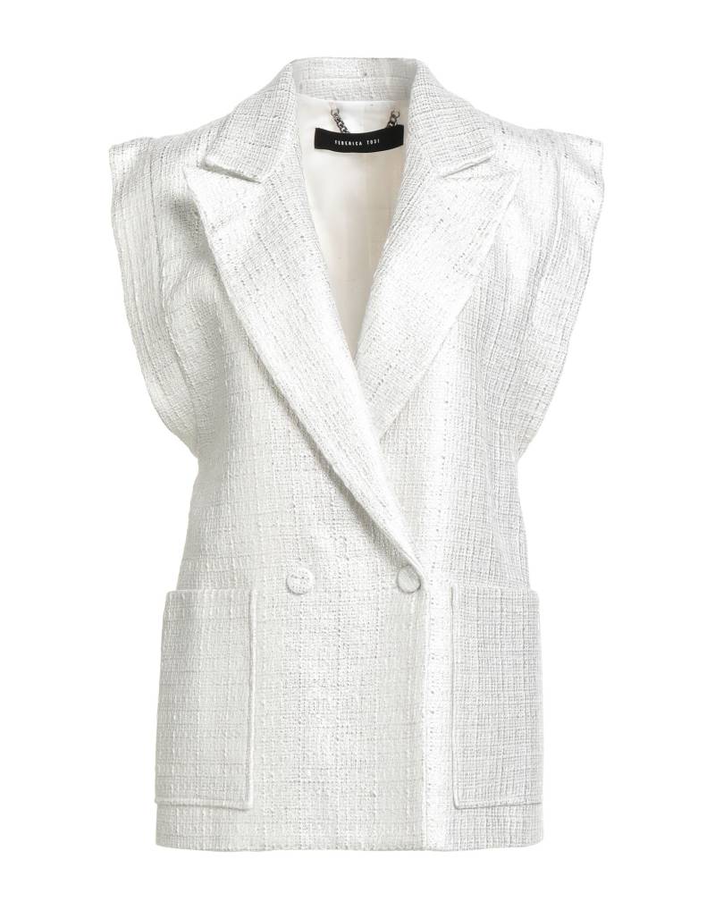 FEDERICA TOSI Blazer Damen Silber von FEDERICA TOSI