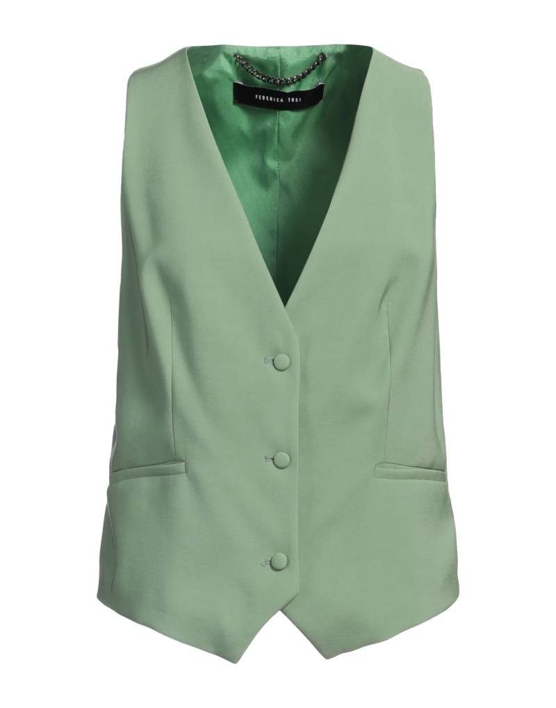 FEDERICA TOSI Couture-weste Damen Grün von FEDERICA TOSI