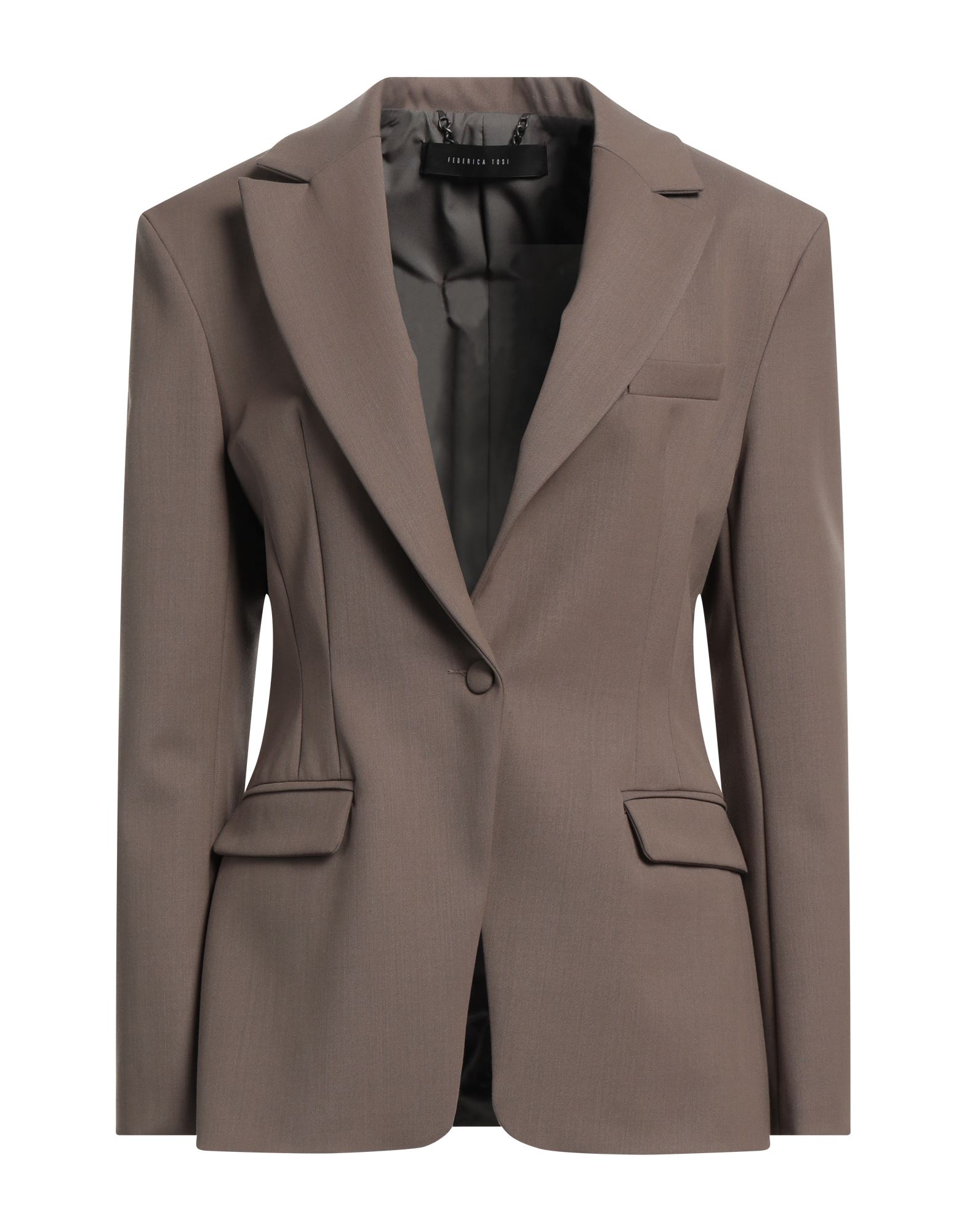 FEDERICA TOSI Blazer Damen Khaki von FEDERICA TOSI