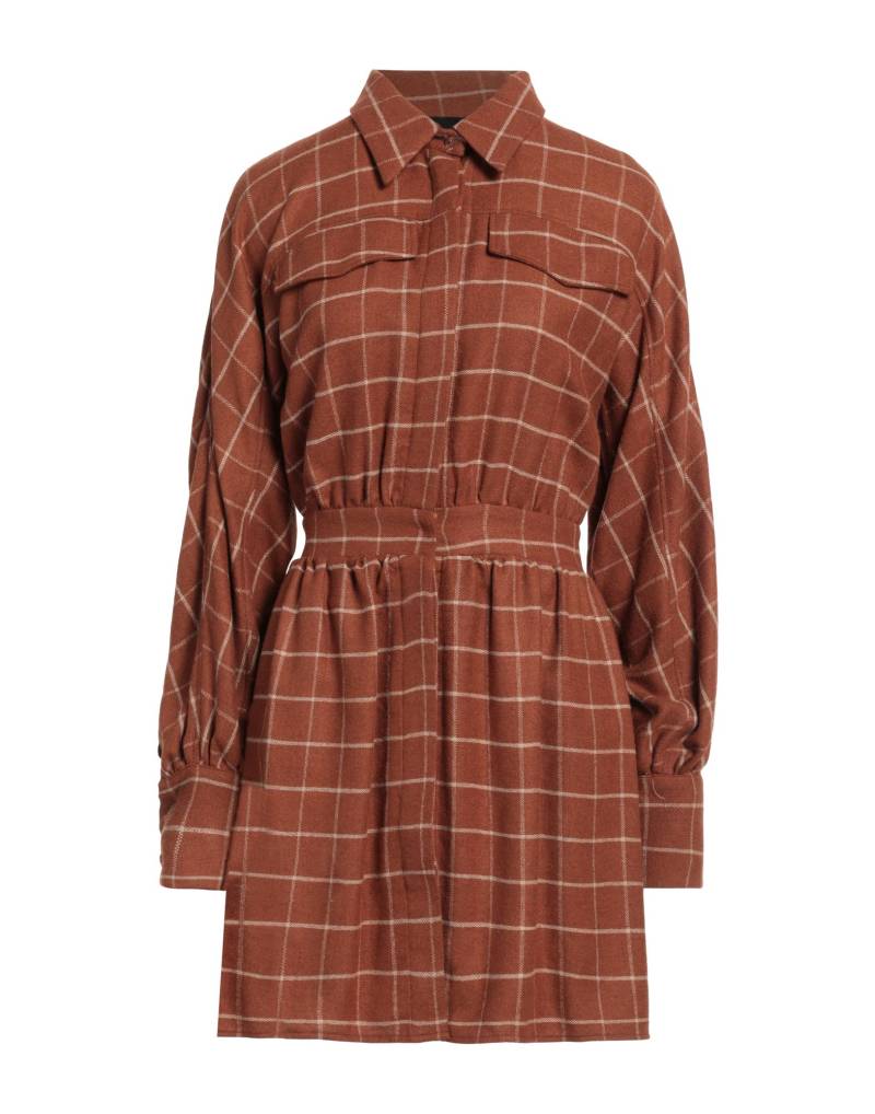 FEDERICA TOSI Mini-kleid Damen Lederfarben von FEDERICA TOSI