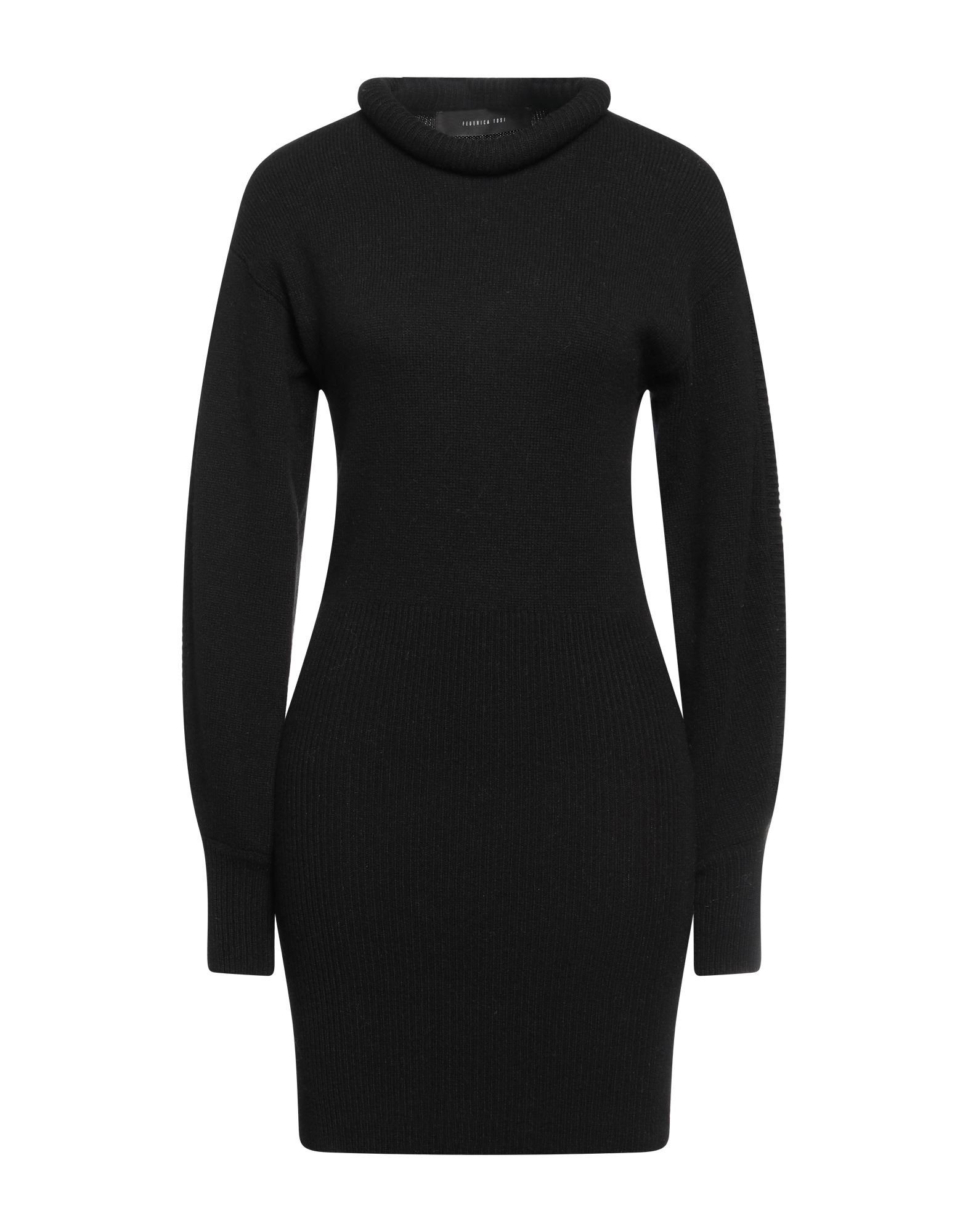 FEDERICA TOSI Mini-kleid Damen Schwarz von FEDERICA TOSI