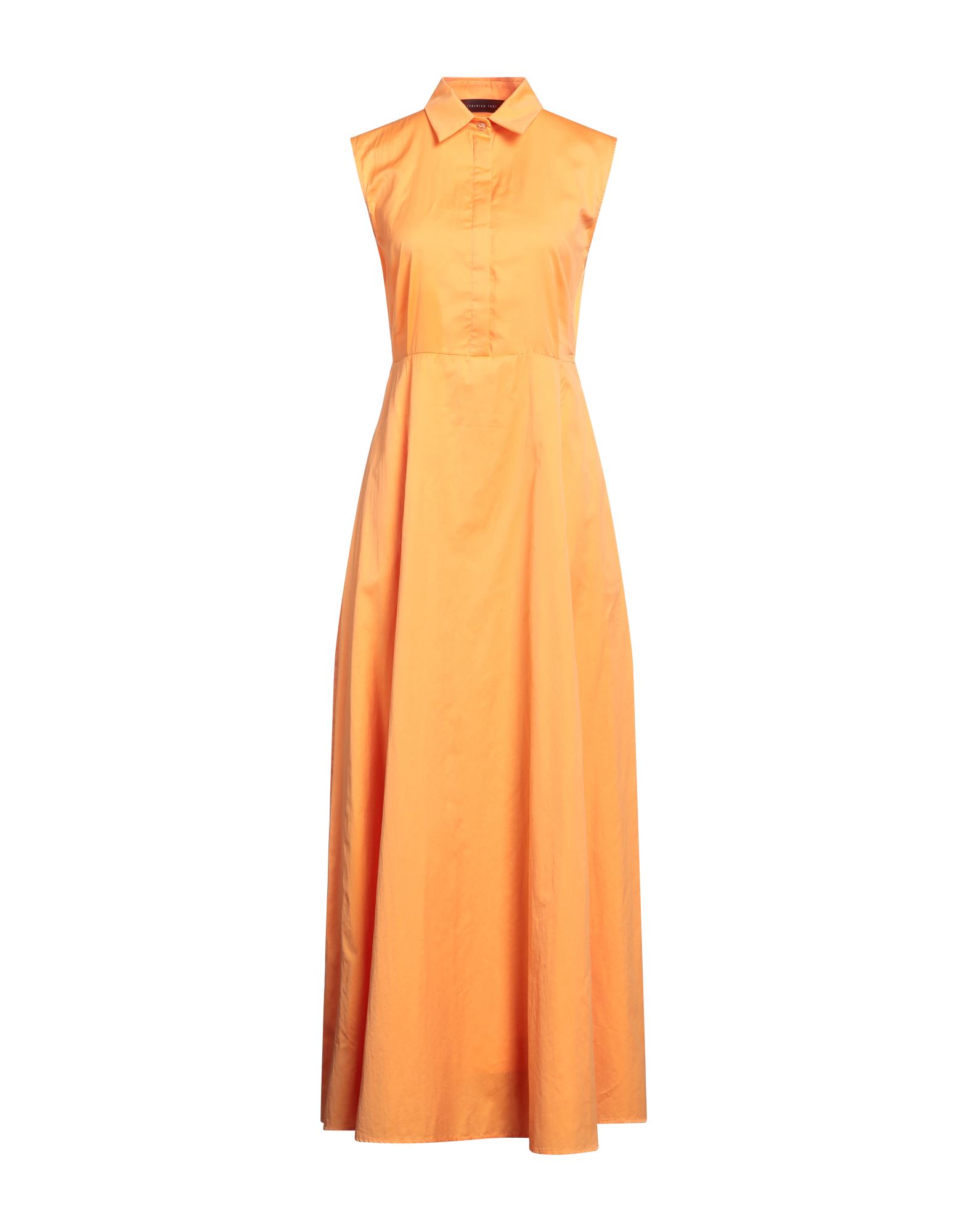 FEDERICA TOSI Maxi-kleid Damen Orange von FEDERICA TOSI